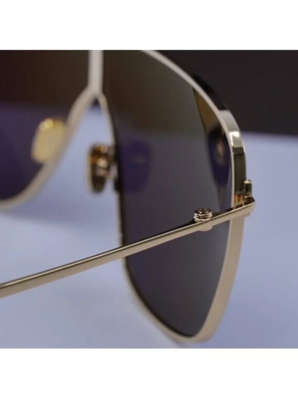 Tom Ford FT1159 30A Huxley Aviator Sunglasses - Shiny Deep Gold/Smoke
